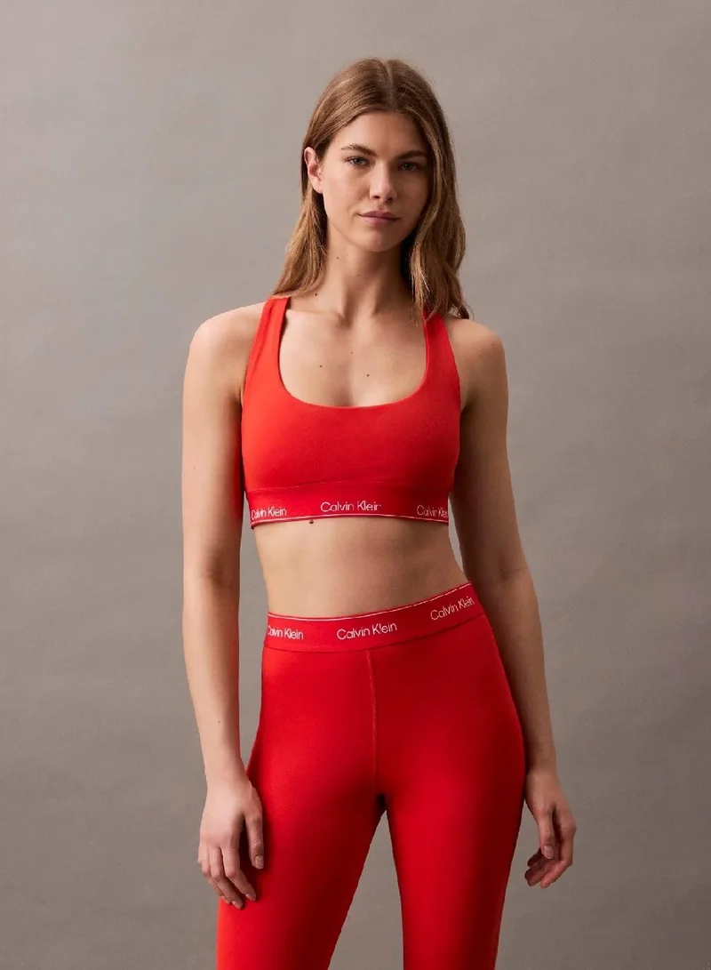 Medium Impact Sports Bra Red