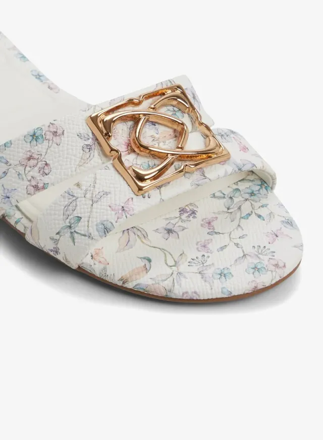 SUNRAY Open Toe Flat Sandals Beige – image 5
