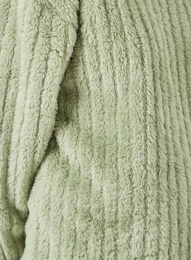 Chunky Rib Fleece Drop Shoulder Top and Pyjama Set – image 3