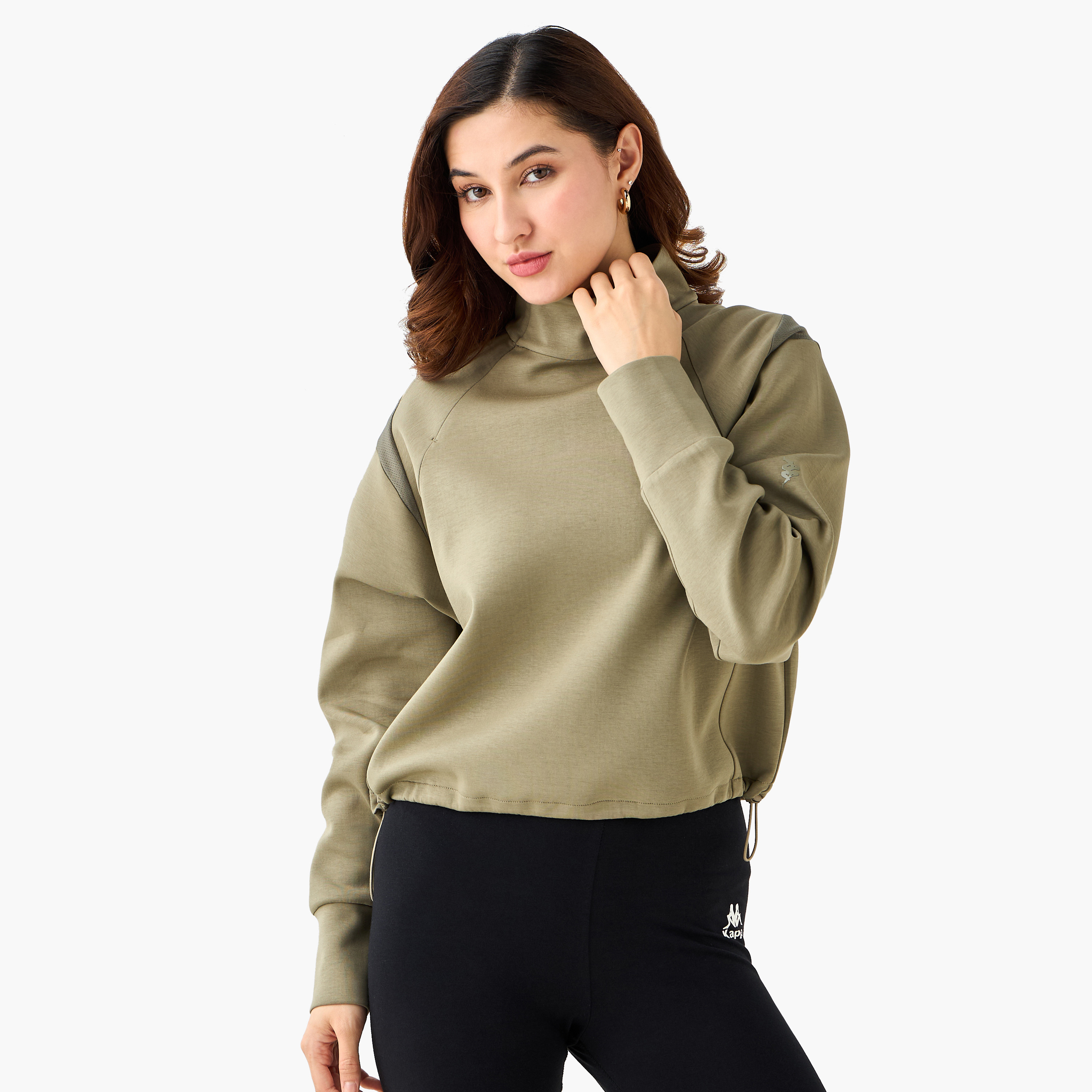 Kappa Women Cropped Soft Touch Sweatshirt