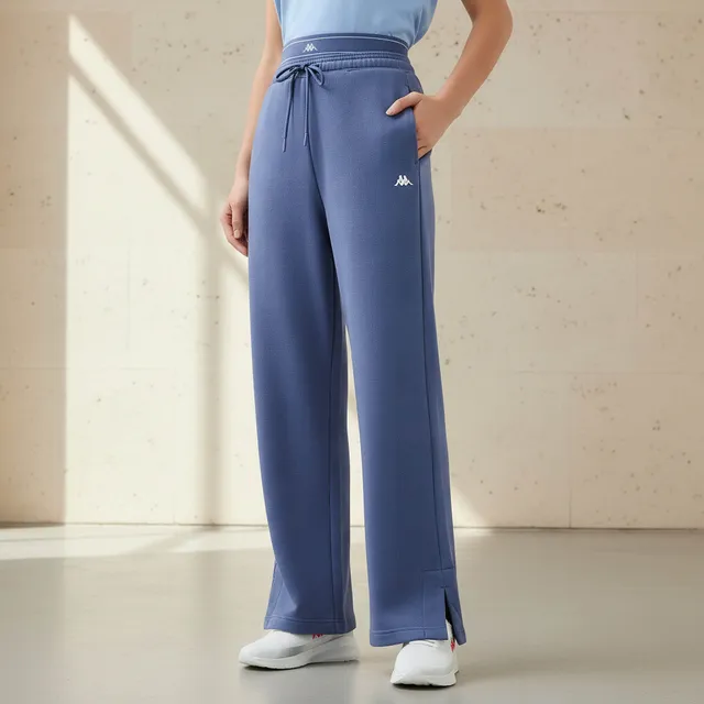 Kappa Slit Accent Flared Track Pants