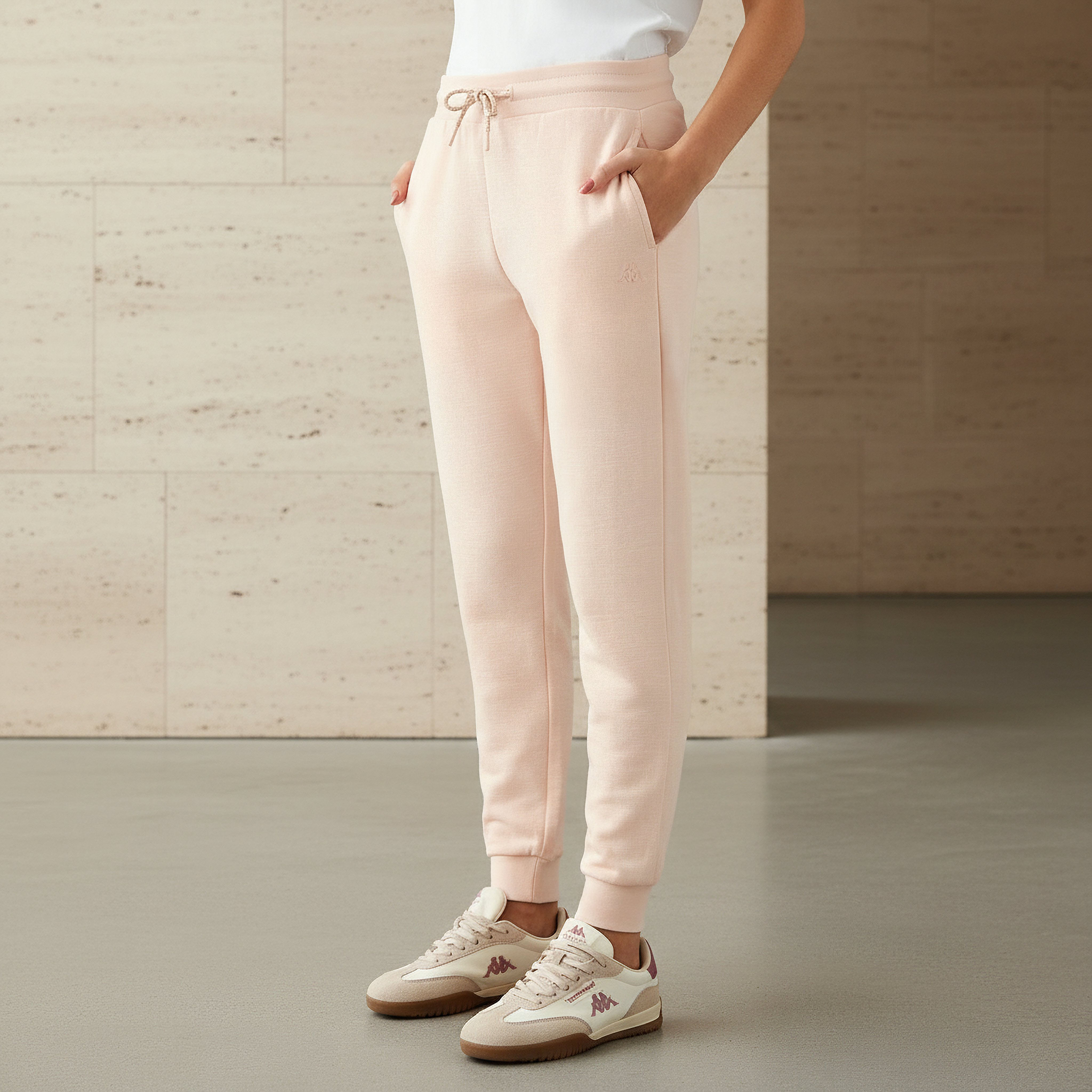 Kappa Women Drawstring Waist Joggers