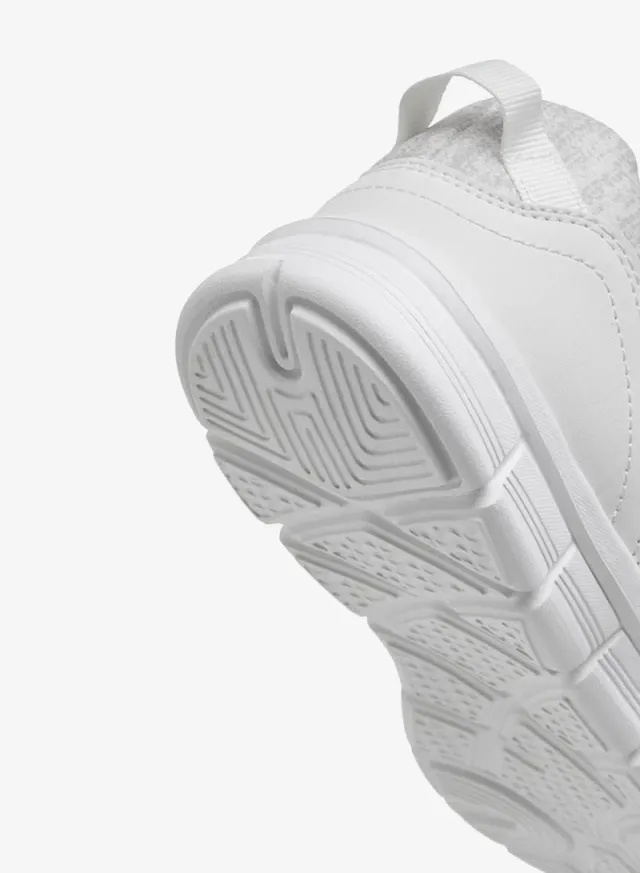 Women's Knit Sneakers with Embroidered Logo and Lace-Up Closure – image 5
