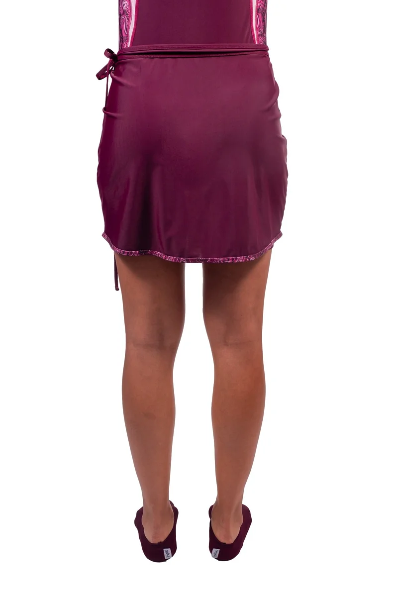 COEGA Swim Wrap Ladies SzS - Maroon Marble