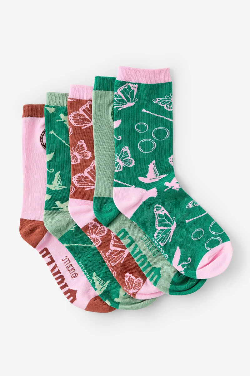 Wicked Box of Socks Green