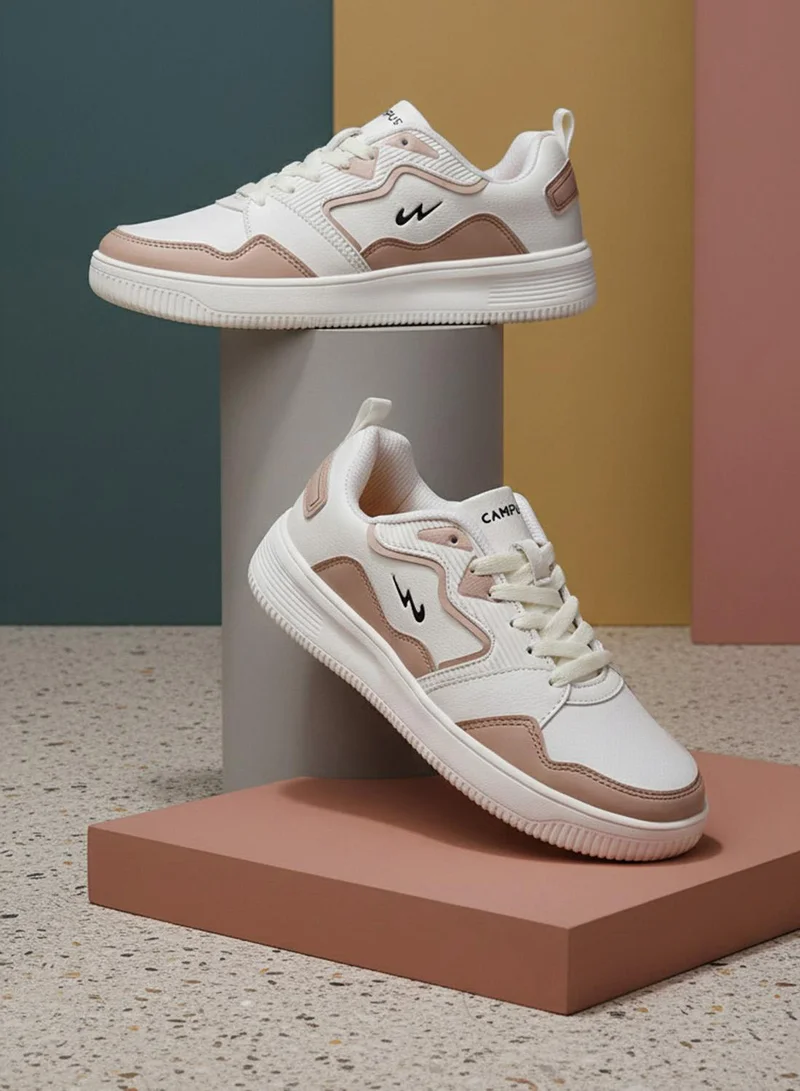 Women’s Comfort Low Top Sneakers – Clean Monotone Design that Instantly Stands Out