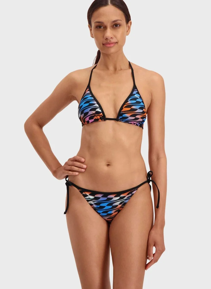 Women's Formstrip Triangle Swim Top True Blue