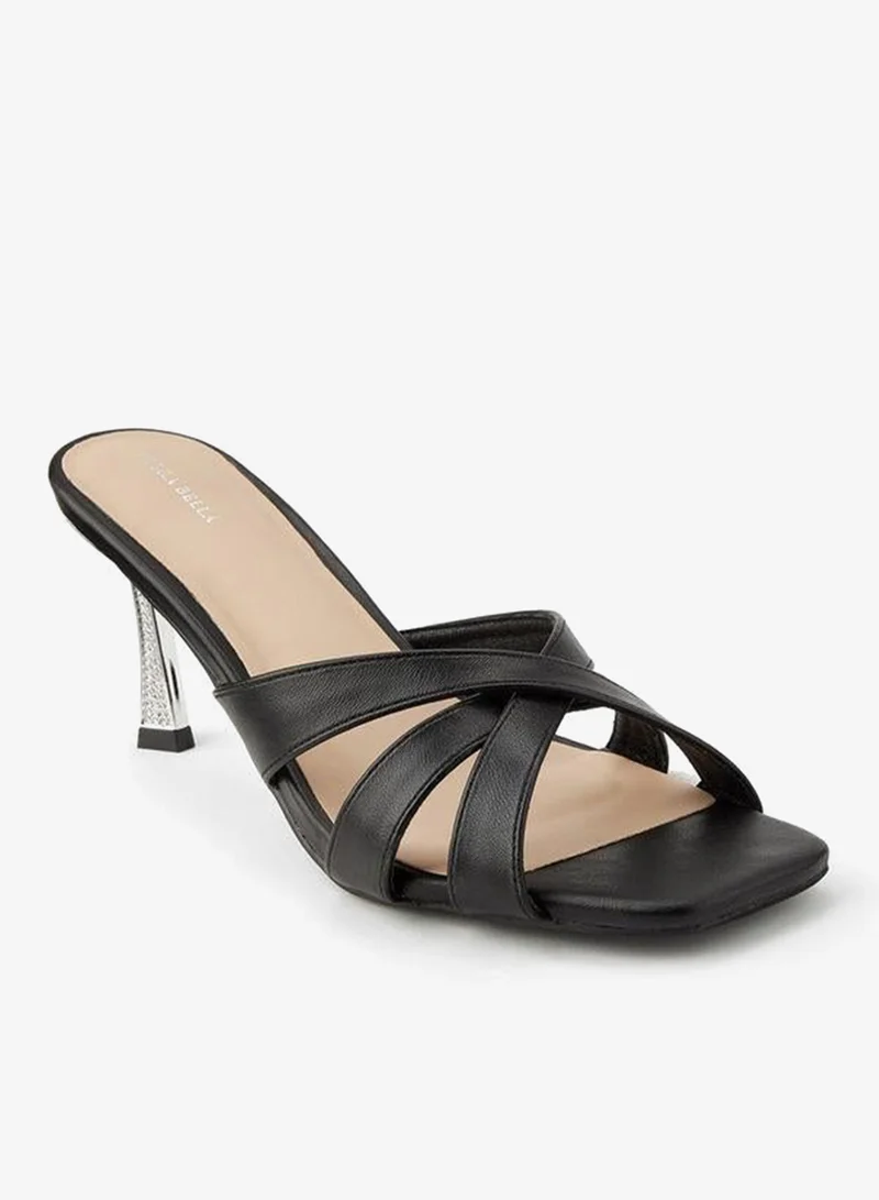 Women's Stiletto Heel Slip-On Sandals