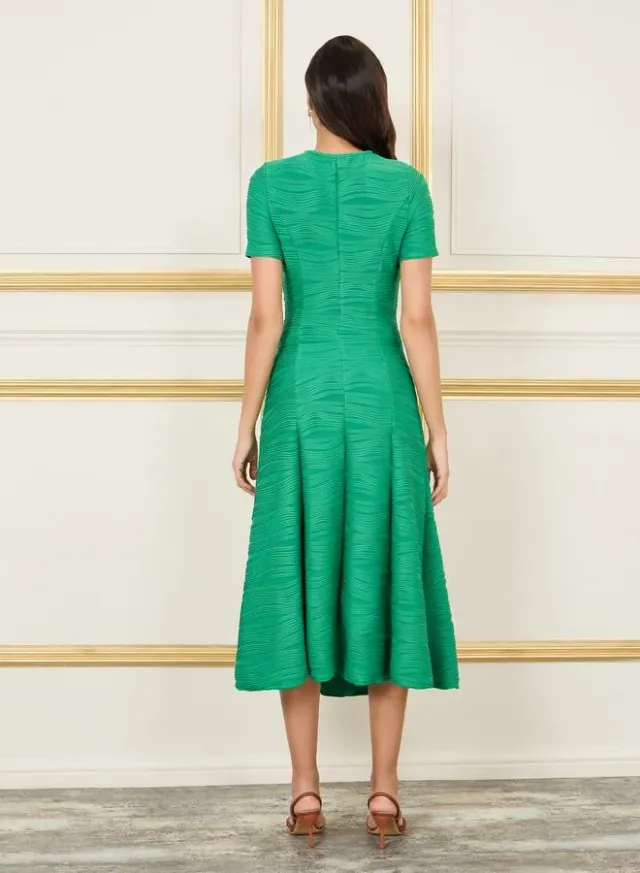Button-Front Belted Dress – image 4