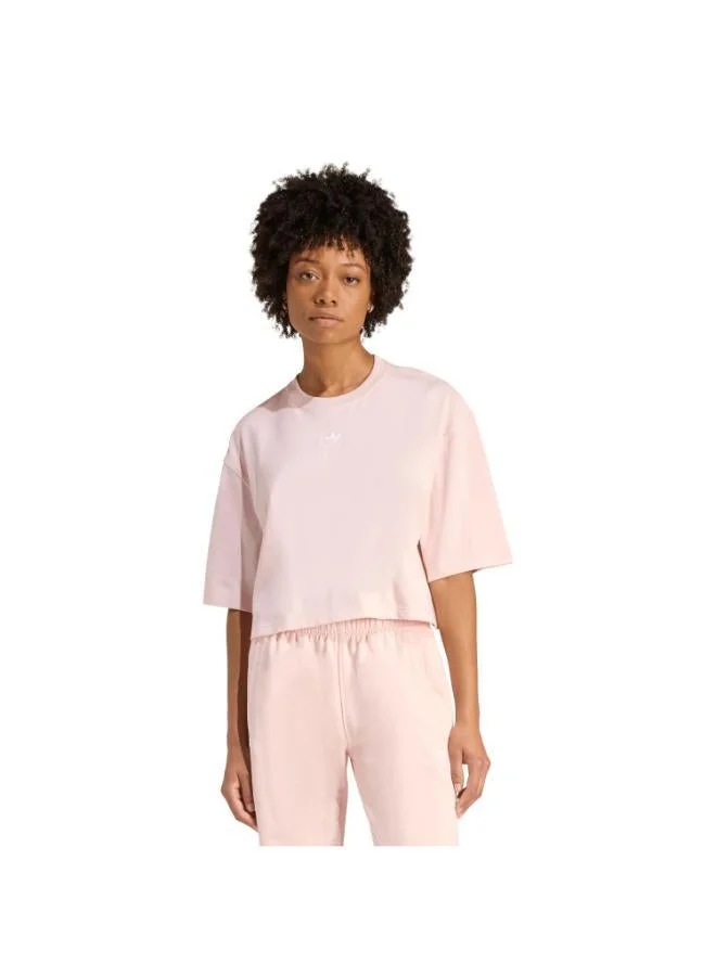Essentials Crop T-Shirt Pink