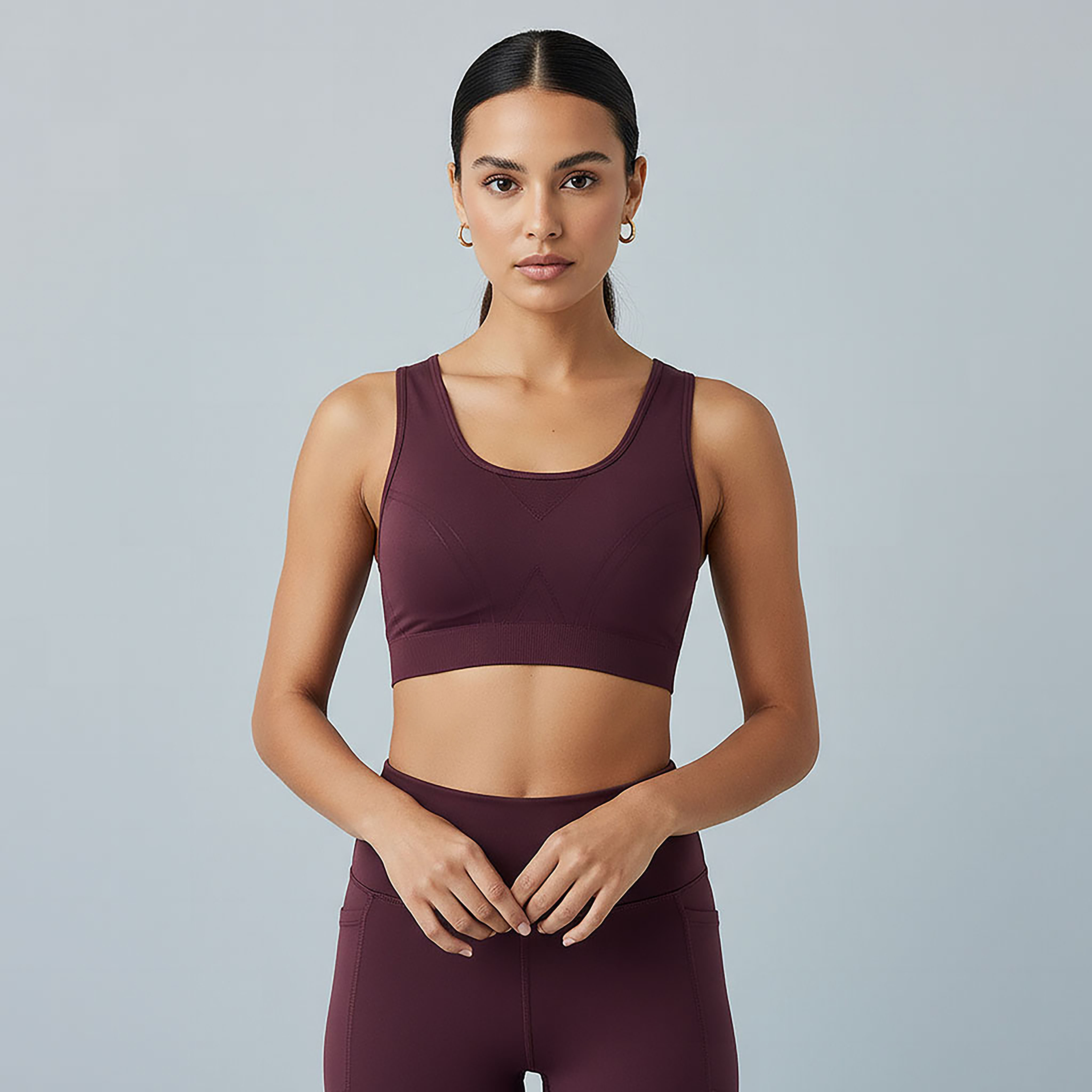 Women's Racerback Sports Bra Red