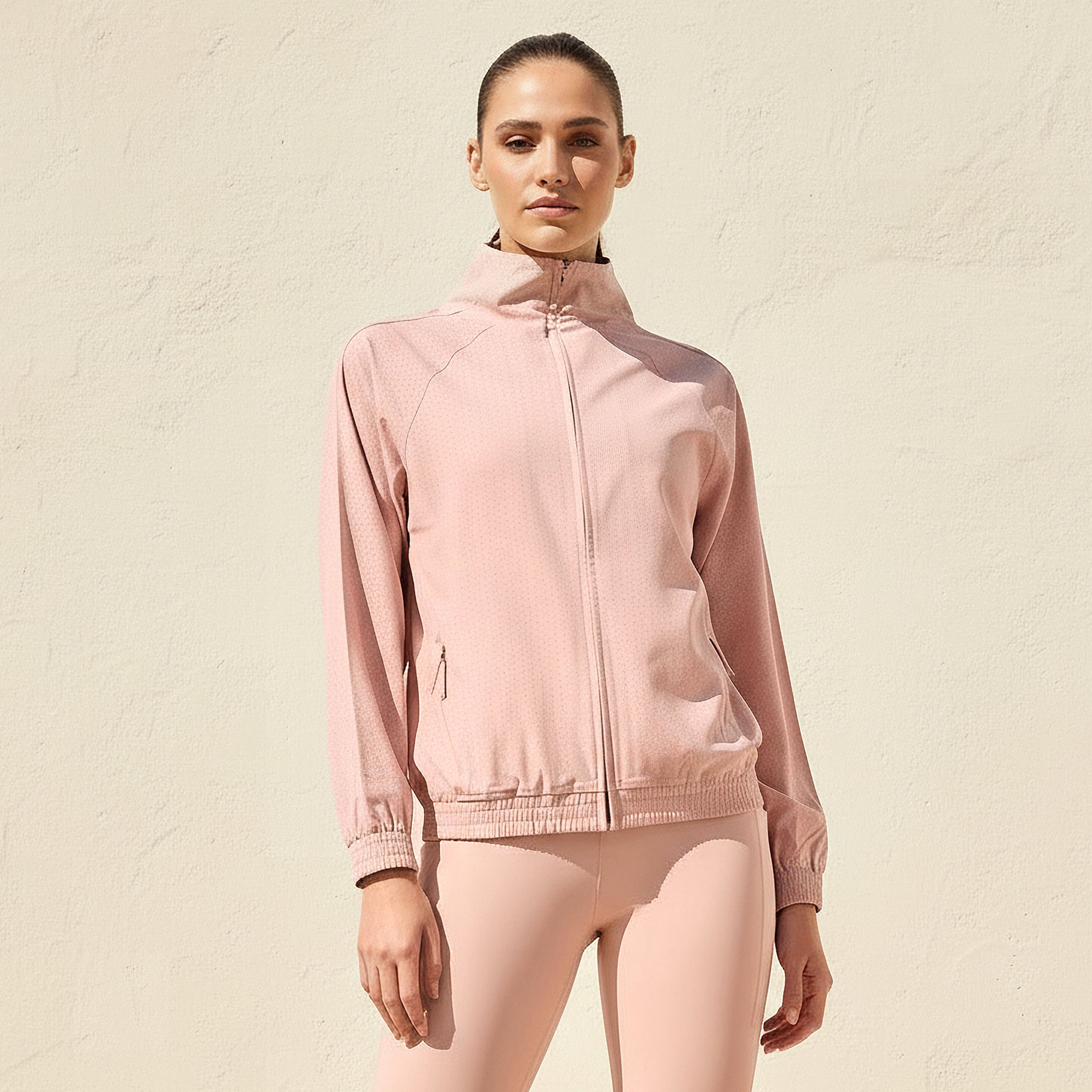 Women's 2-Way Stretch Perforated Jacket Pink