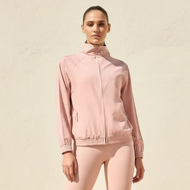 Women's 2-Way Stretch Perforated Jacket Pink