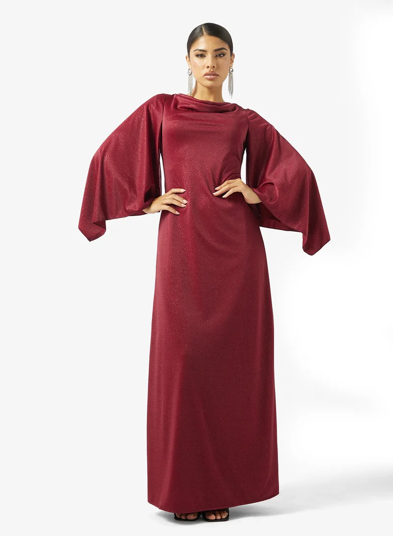 Flare Sleeve Dress