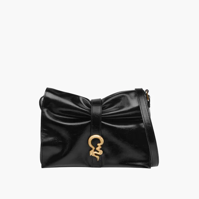 Animal Accent Crossbody Bag with Adjustable Strap