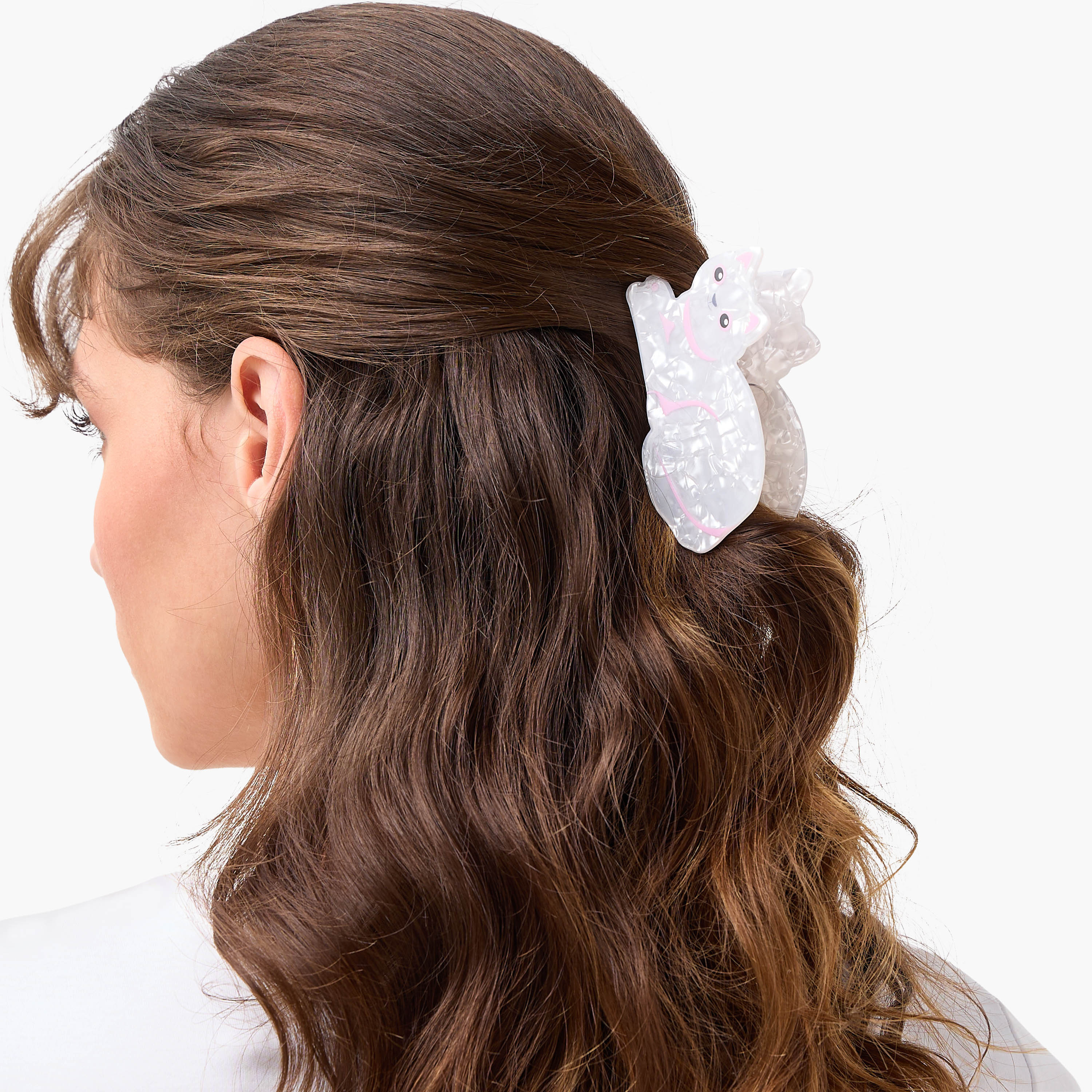Pack of 2 Butterfly and Cat Shaped Hair Clamp
