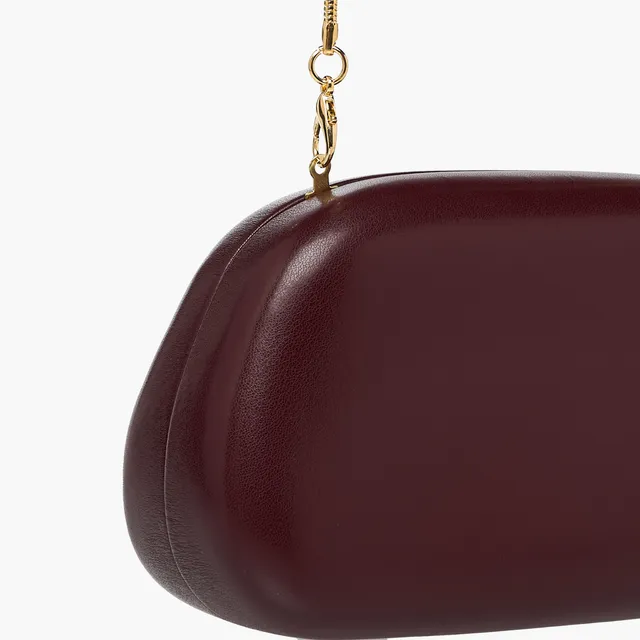 Metallic Accent Clutch with Detachable Chain Strap – image 6