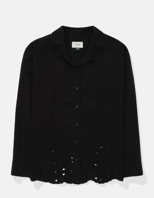 AE Perfect Button-Up Shirt – image 2
