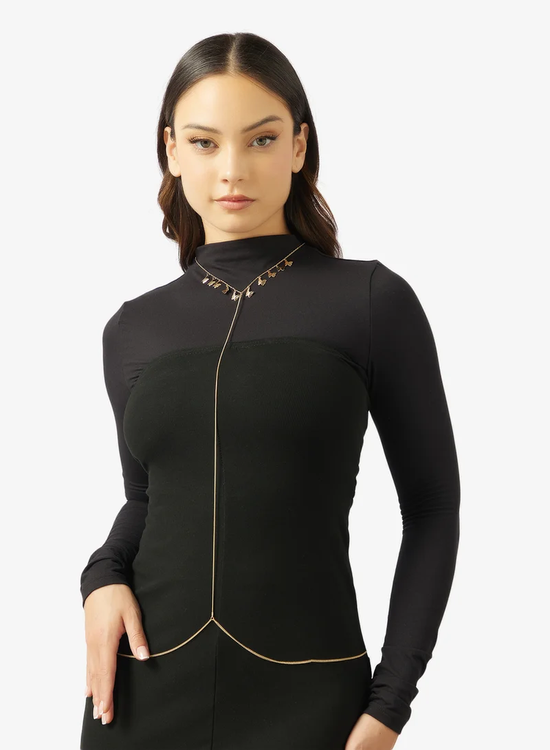 Dainty Body Chain Gold