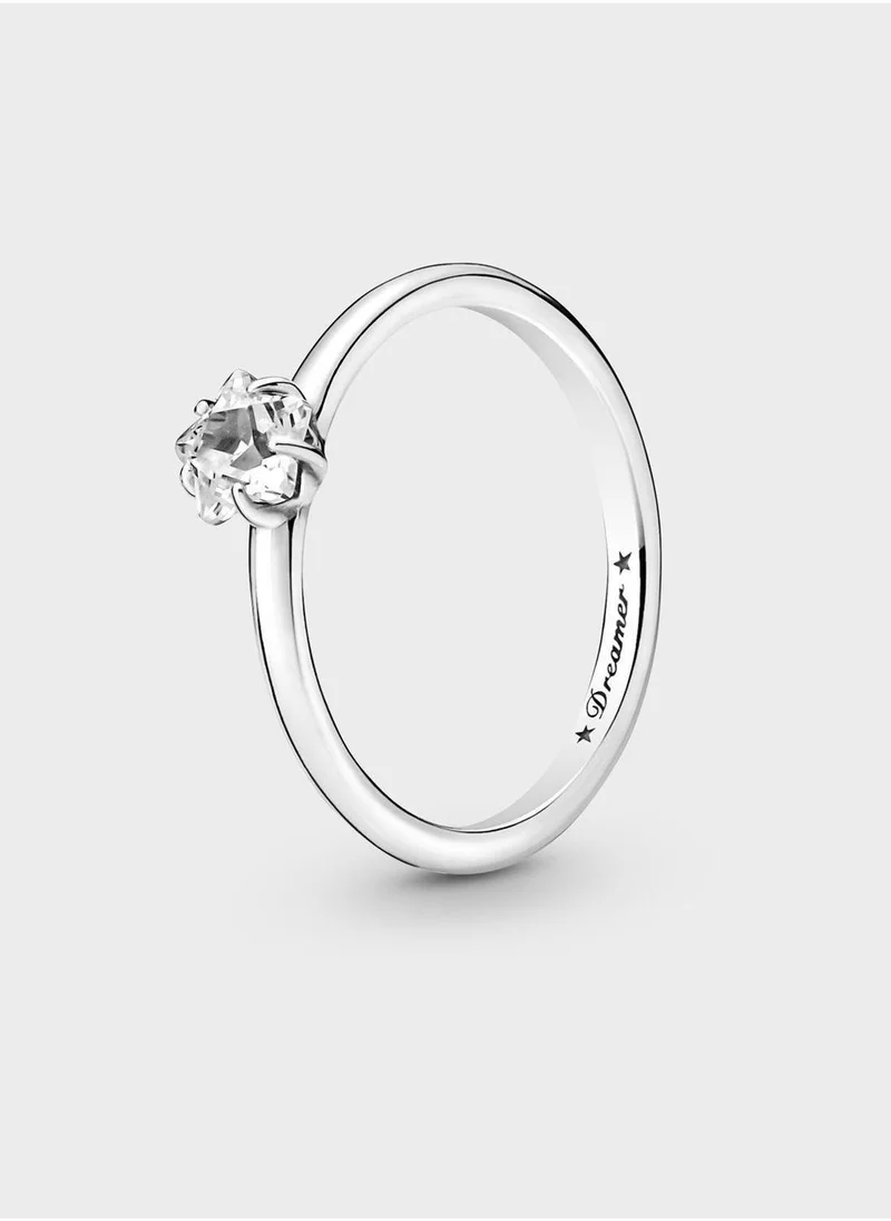 Celestial Star Solitaire Ring