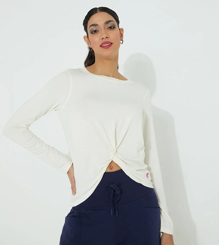 Beverly Hills Polo Club Women's Knit Top White