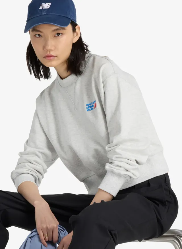 Athletics Premium Logo Relaxed Sweatshirt - Black – image 6