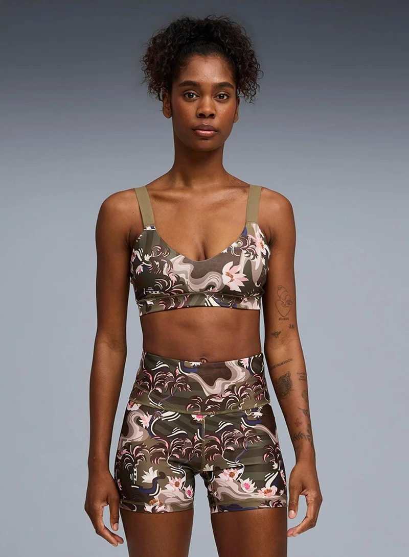 League Low Support Bra Olive