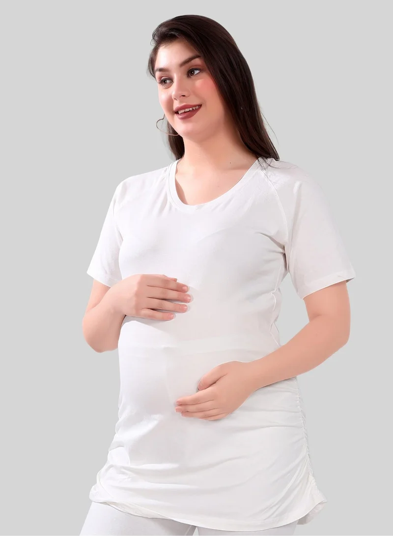 تومي مجموعة من 2 تي شيرت للحمل باللونين الأبيض والأسود