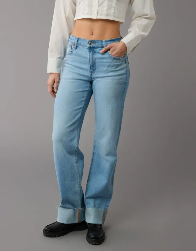 AE High-Waisted Stovepipe Jeans