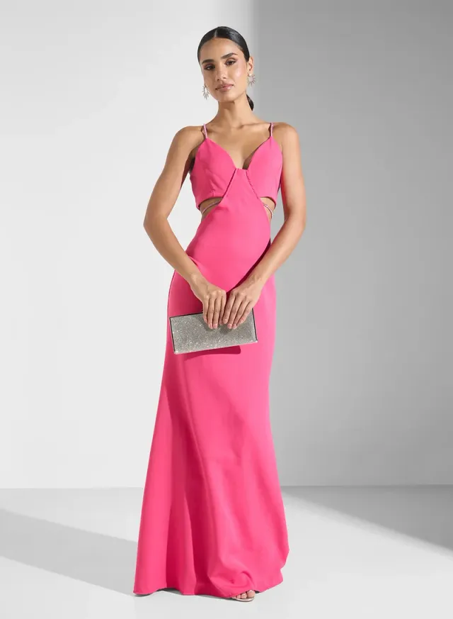 Cutout Fitted Gown – image 4