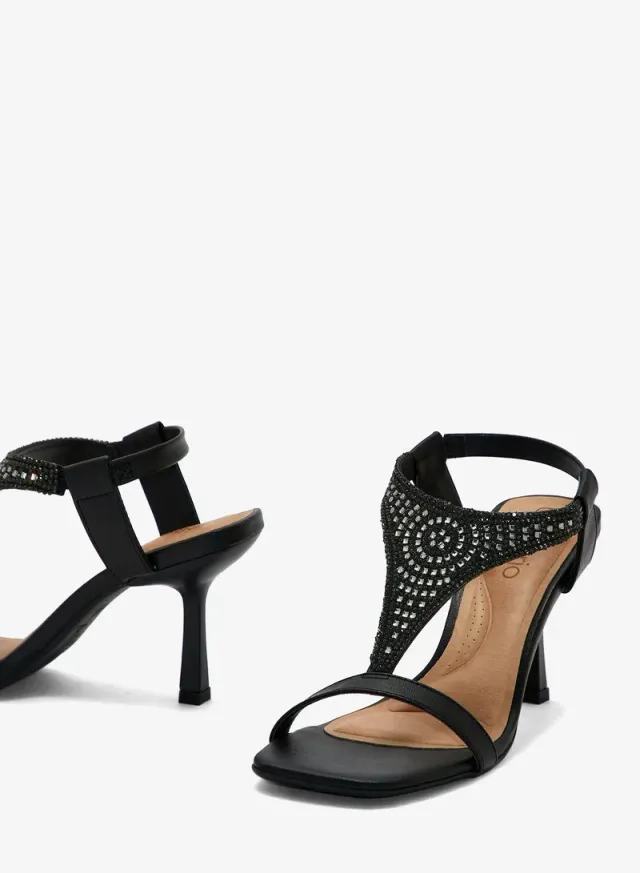 Women's Stylish Block Heel Sandals White – image 4