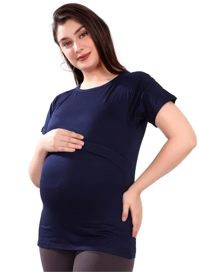 Double-Layered Maternity Nursing T-Shirts (2-Pack) – image 2
