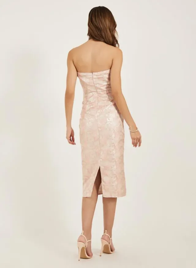 Floral Jacquard Dress – image 5