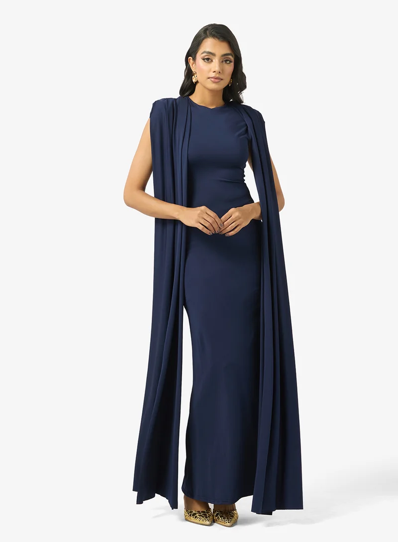Exaggerated Sleeve Dress