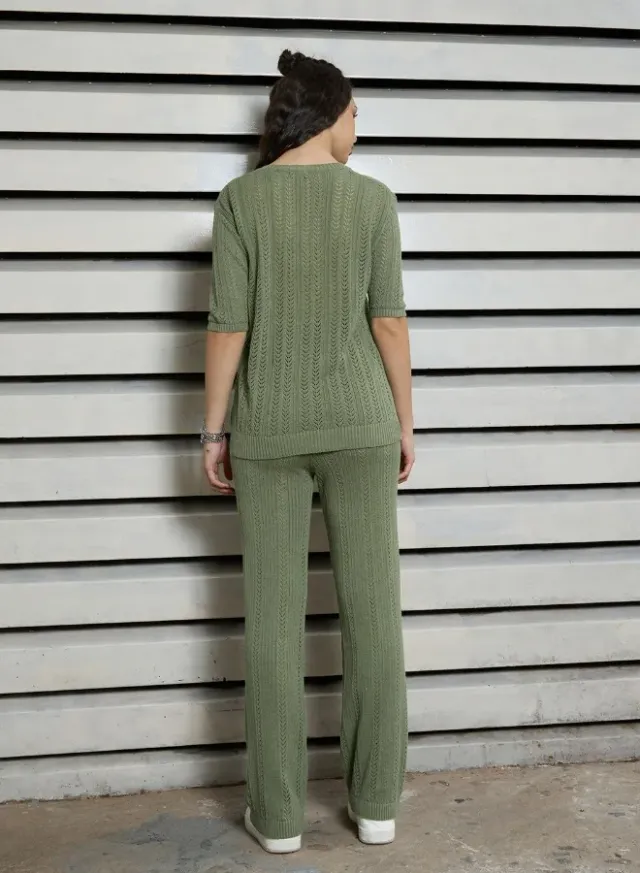 Women's Regular Fit Co-ord White – image 6