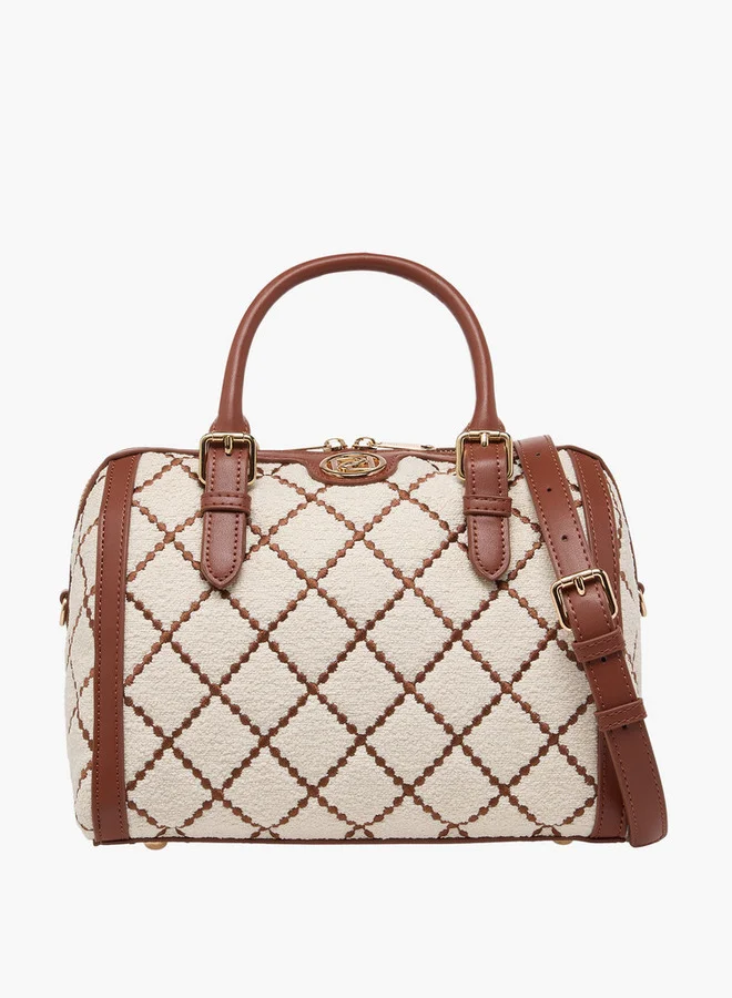 Quilted Zip Tote Bag