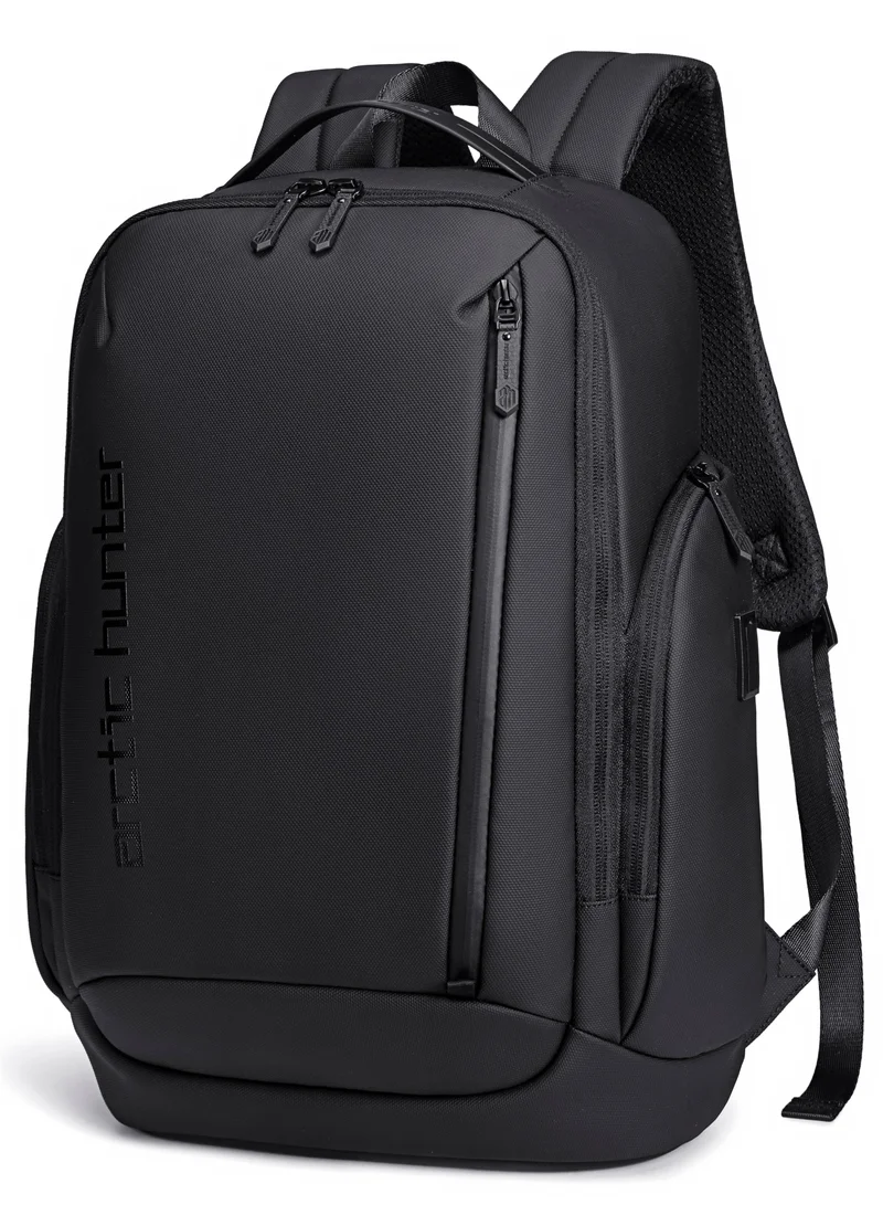 Anti-Theft Business Travel Laptop Backpack with USB Port Grey