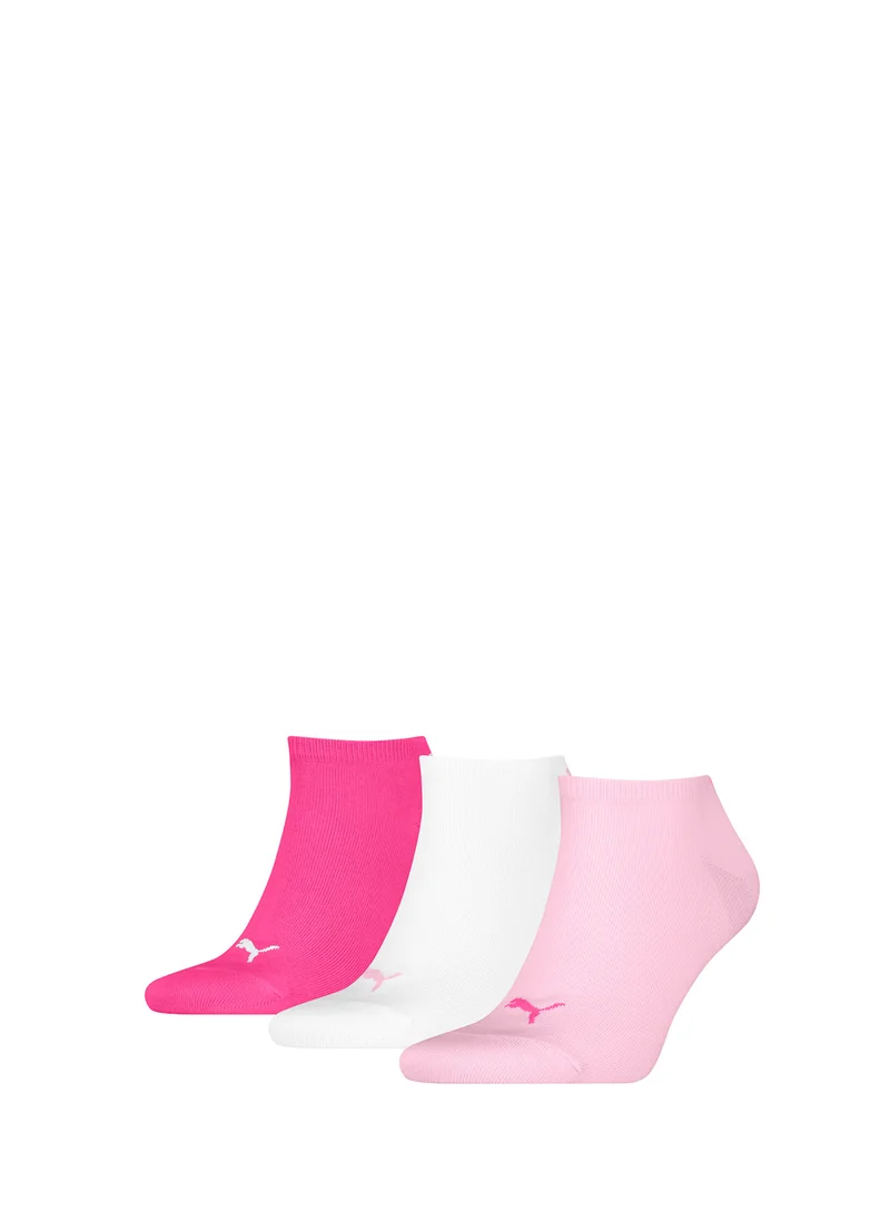 3-Pack Crew Socks Hot Pink