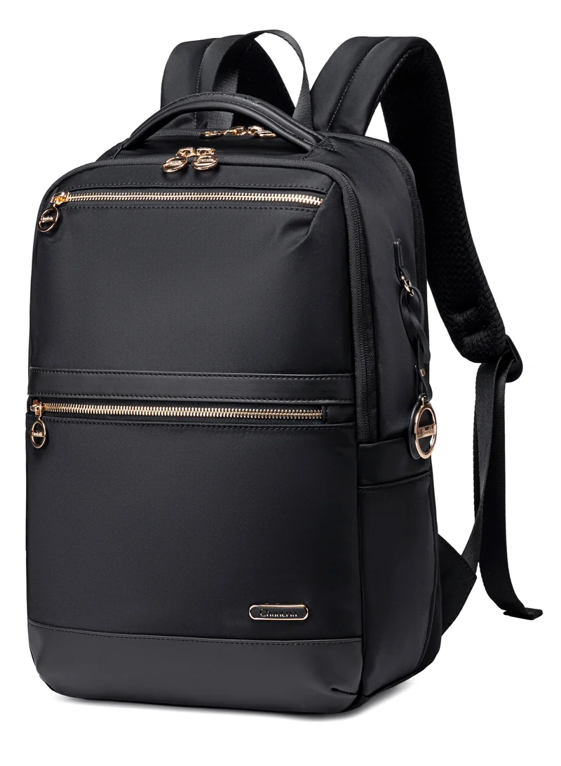 Women’s Water-Resistant Anti-Theft Laptop Daypack - Black