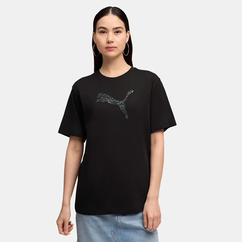 Women's Logo Graphic Tee Black