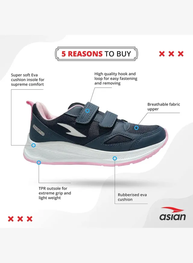 Girls' Sneakers Navy – image 4