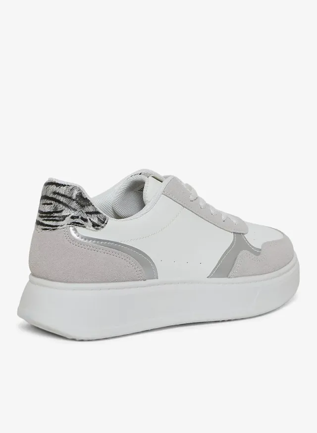 Women's Lace-Up Sneakers with Breathable Mesh and Cushioned Insole – image 3
