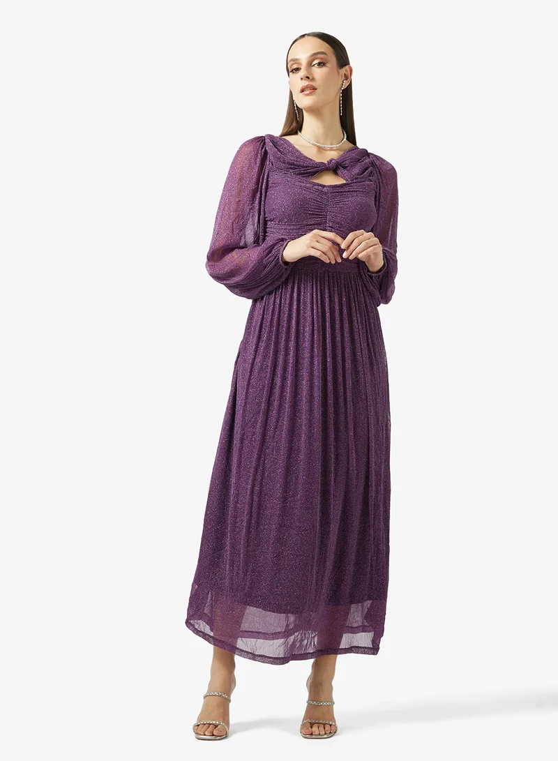 Shimmer A-Line Dress