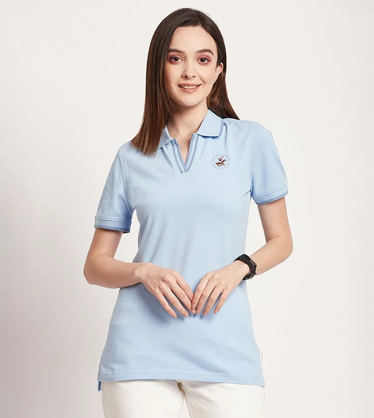 Regular Fit Polo Shirt Light Blue