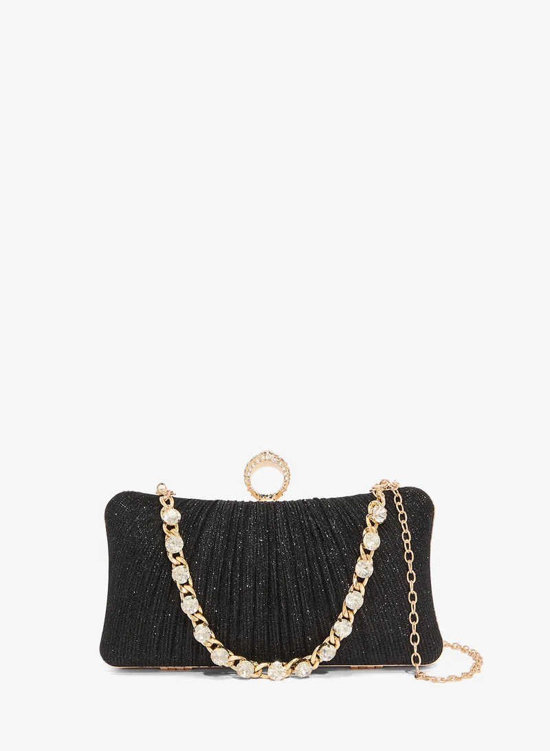 Diamante Embellished Bag Gold