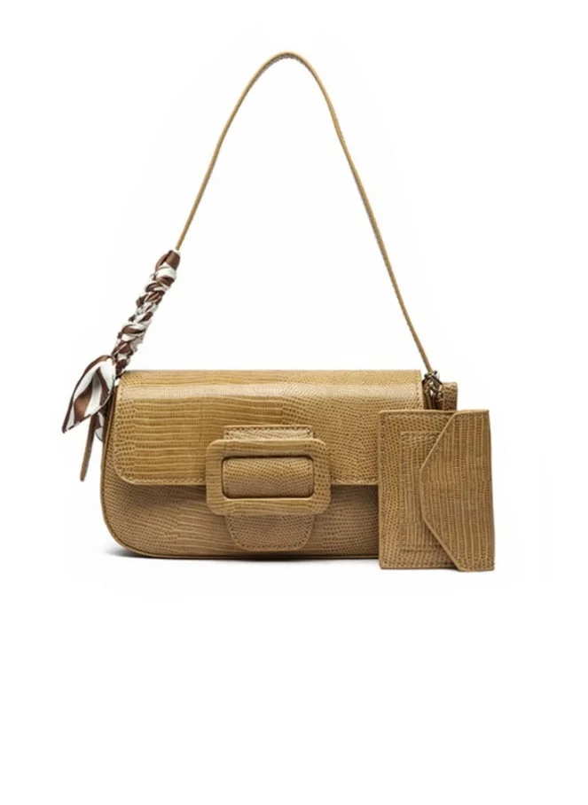 Textured Shoulder Bag
