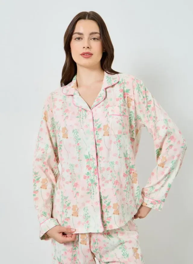 Floral Print Pajama Set – image 3