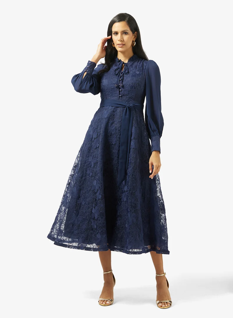 Lace A-Line Dress