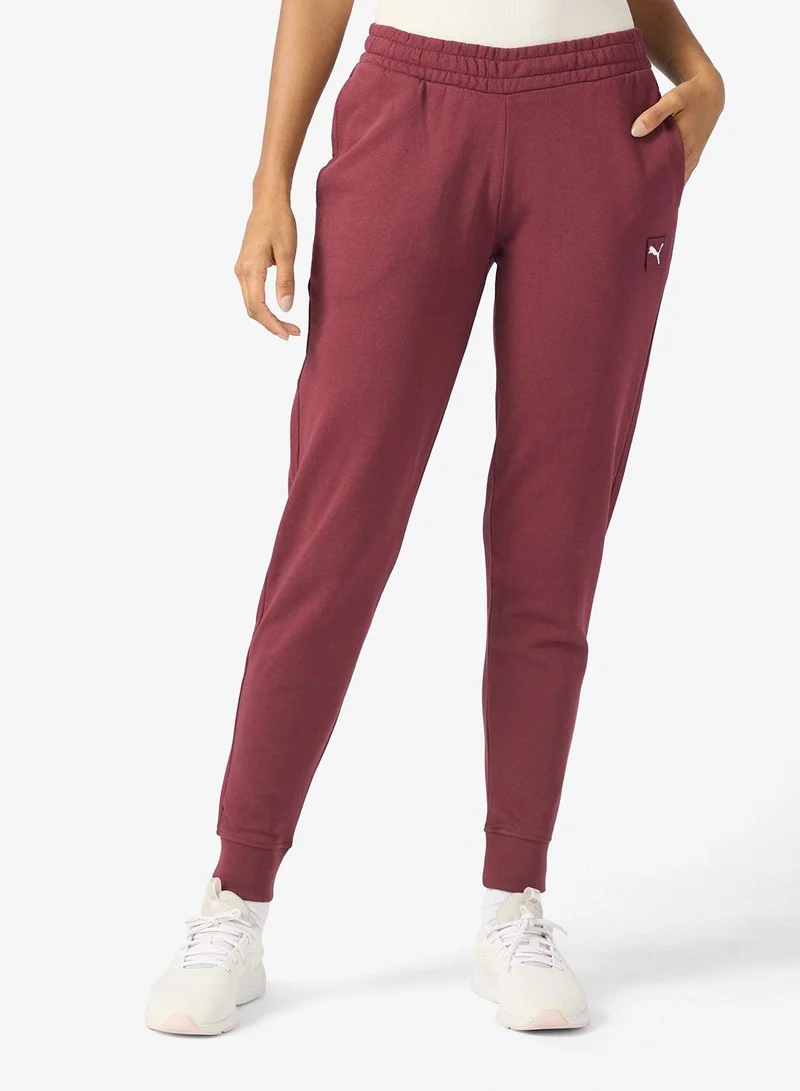 Essential Elevated Logo Sweatpants Burgundy
