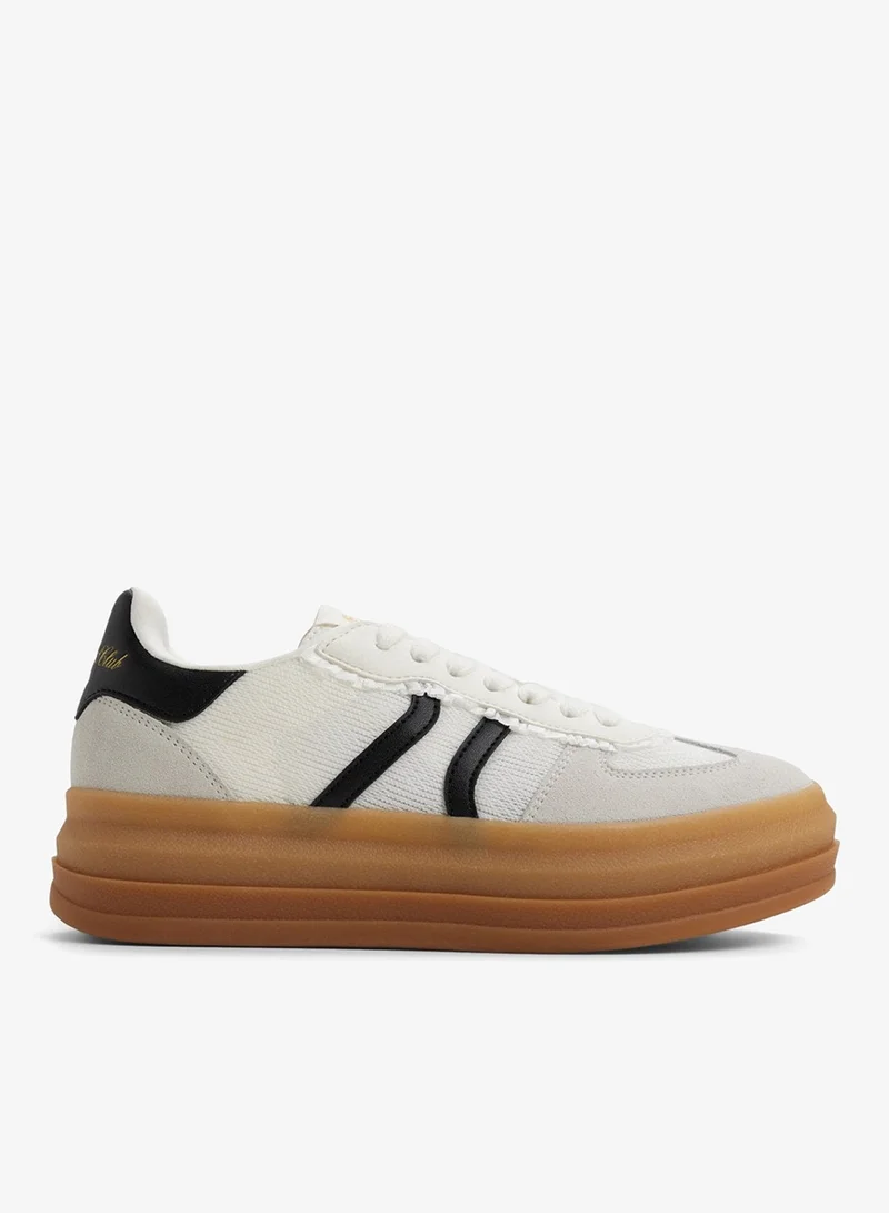 Elabrintar Classic Leather Casual Shoes Beige